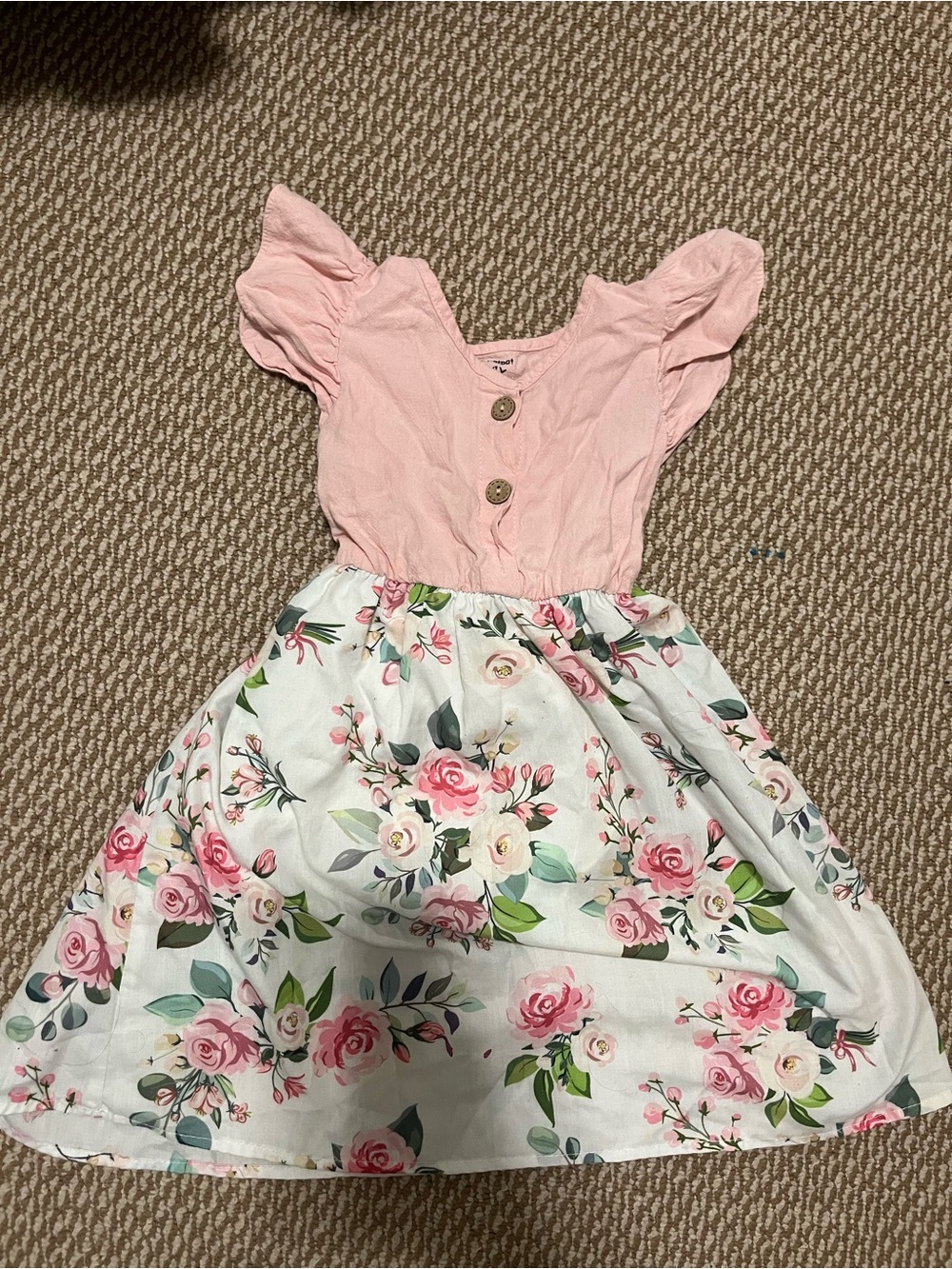 Girls 3-4Y PatPat Pink floral dress
